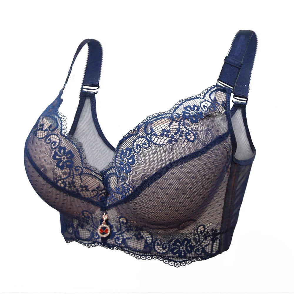 Andealy Floral Lace Push Up Bra